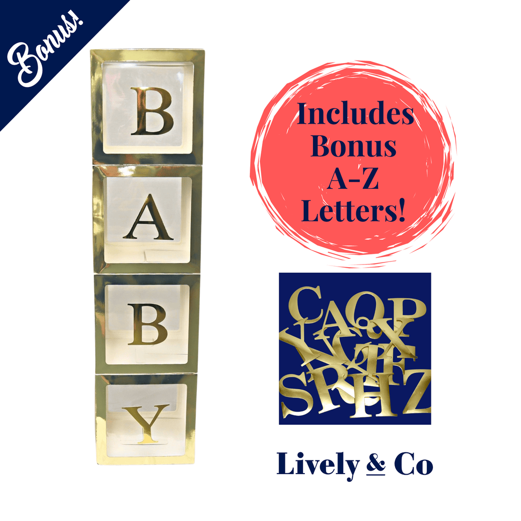 Baby Boxes with Bonus A-Z Letters