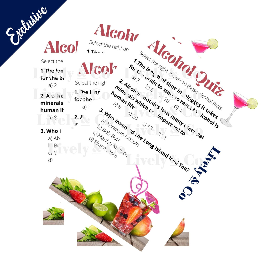 Alcohol Themed Party Quiz Game Download