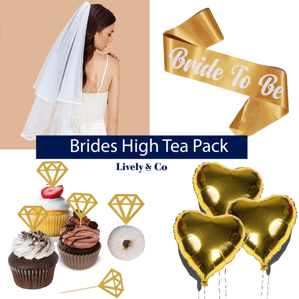 Brides High Tea Pack Gold Lively & Co