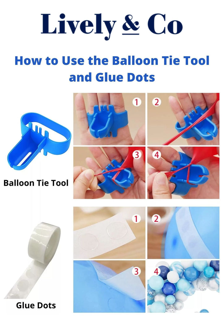 How to Use the Balloon Tie Tool