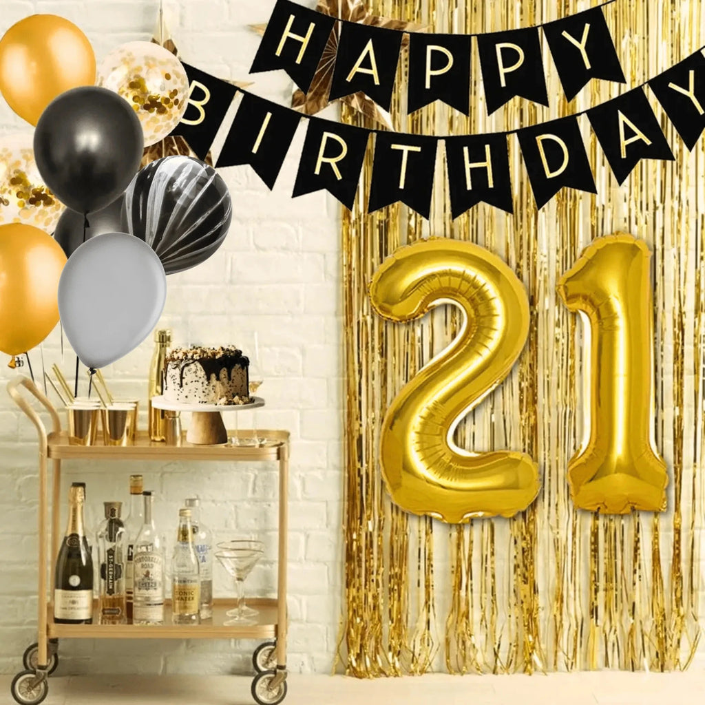 21st Birthday Pack Gold Lively & Co 