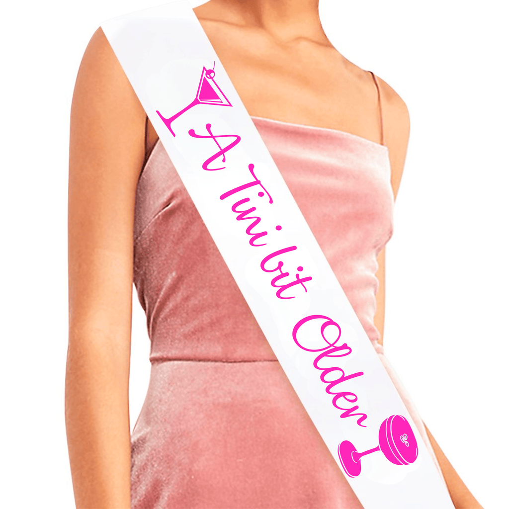 A tini bit older party sash NZ