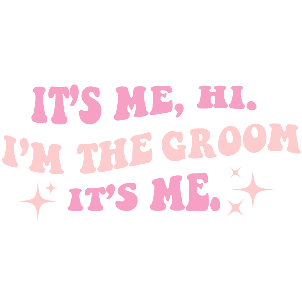 IT'S ME, HI. I'M THE GROOM T-SHIRT NEW Lively & Co IT'S ME HI. I'M THE GROOM SMALL/MEDIUM 