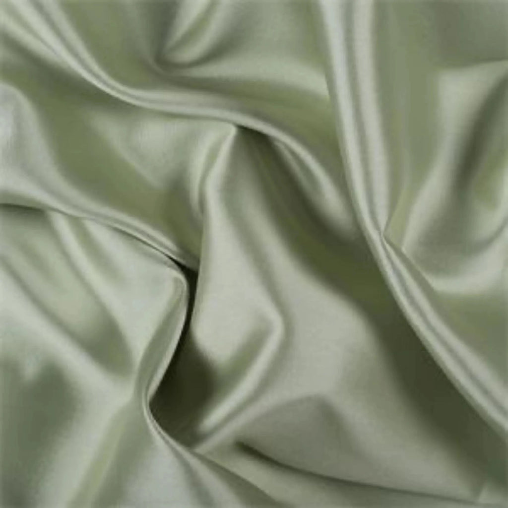 Lux Satin Robe - Lace Design in Sage | Personalised or Plain Lively & Co 