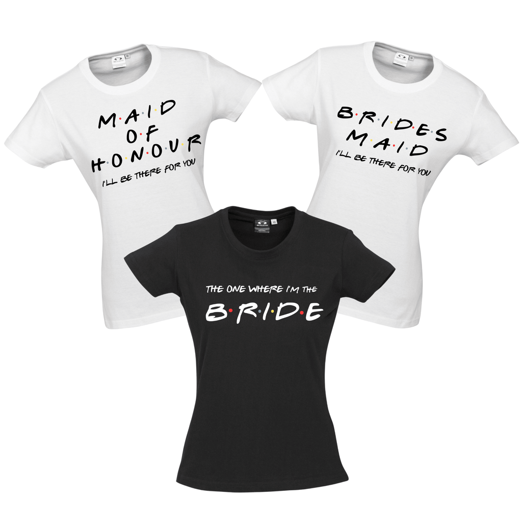 FRIENDS™ BACHELORETTE PARTY TEES Lively & Co 