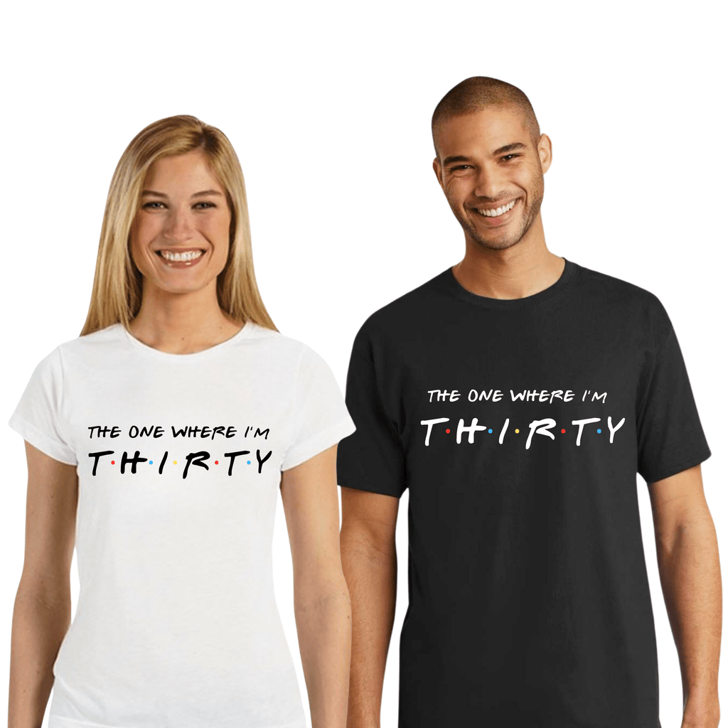 FRIENDS™ THIRTY | FOURTY | FIFTY BIRTHDAY PARTY TEES Lively & Co 