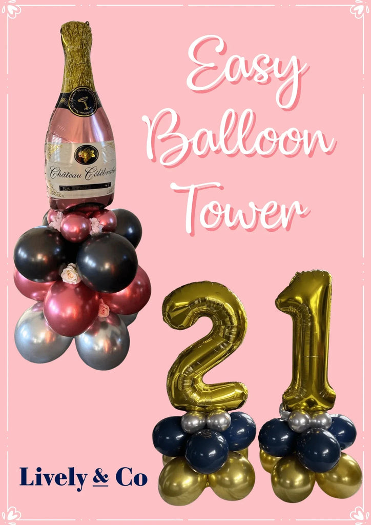 Easy Balloon Tower Lively & Co 