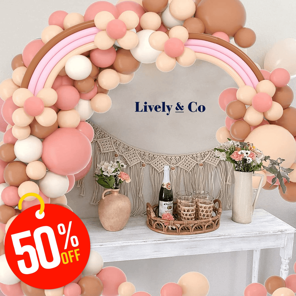 Boho DIY Balloon Garland 126 pcs NEW Lively & Co 