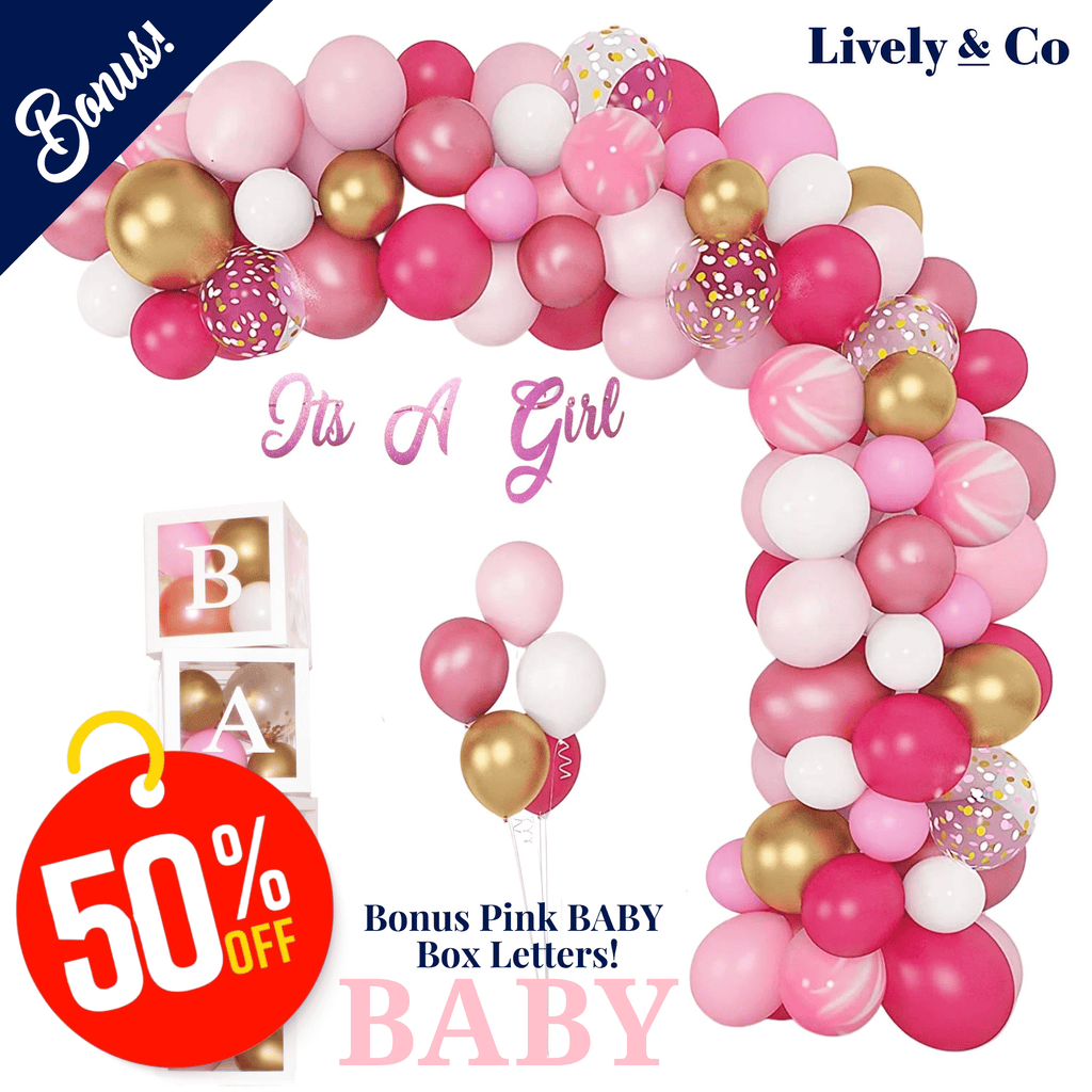 It's A Girl Baby Shower Mega Bundle Lively & Co 