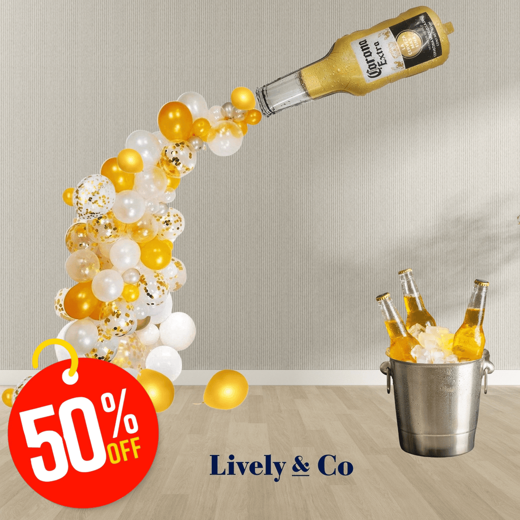 Corona Beer Bottle DIY Balloon Garland Kit NEW Lively & Co 