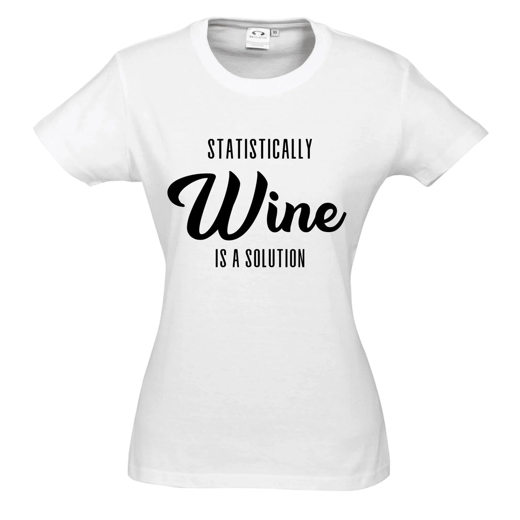 Statistically WINE is a solution T SHIRT Lively & Co 