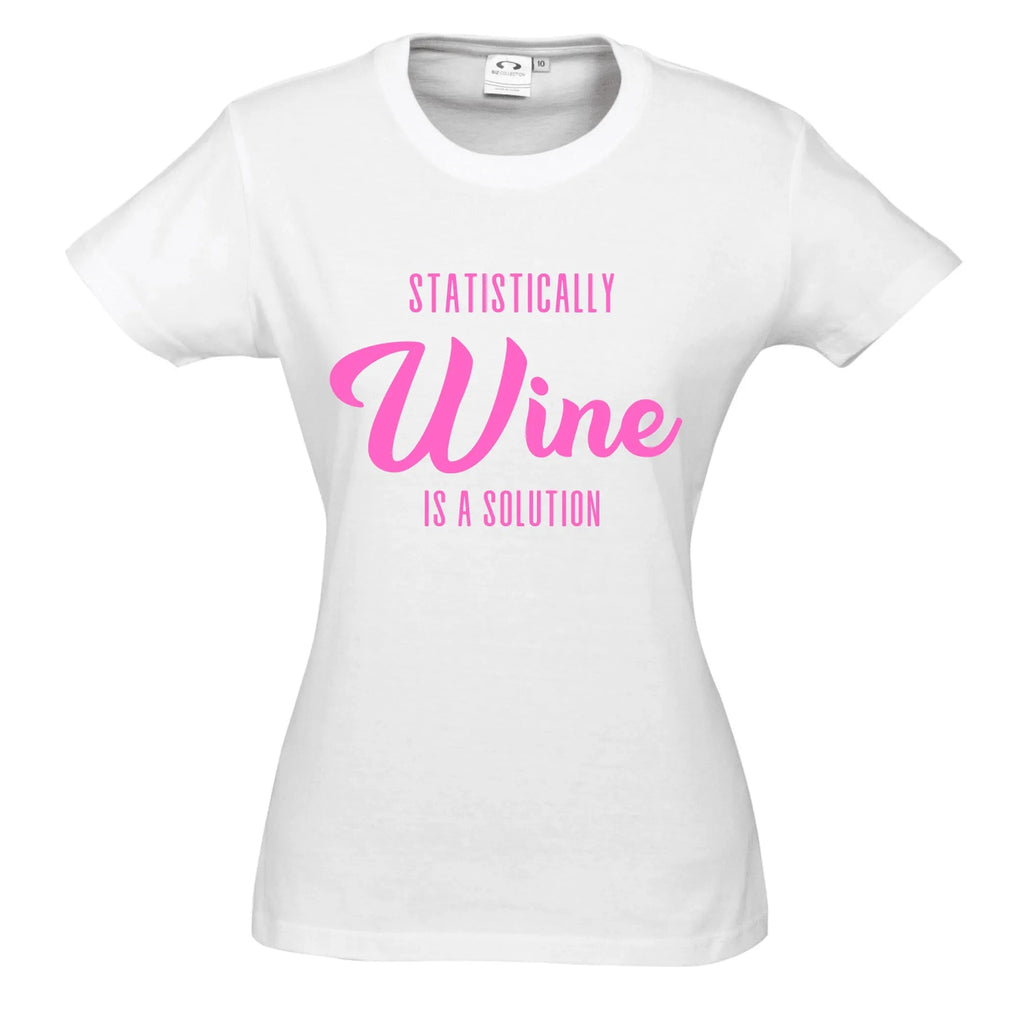 Statistically WINE is a solution T SHIRT Lively & Co 