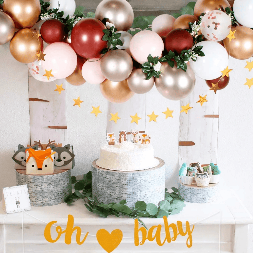 Balloon DIY Garland - Coppers, Gold & White Lively & Co 