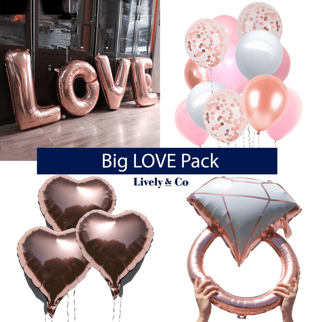 Big LOVE Pack Rose Gold Lively & Co
