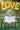 BIG "LOVE" 1 metre High Foil Balloons GOLD Lively & Co 