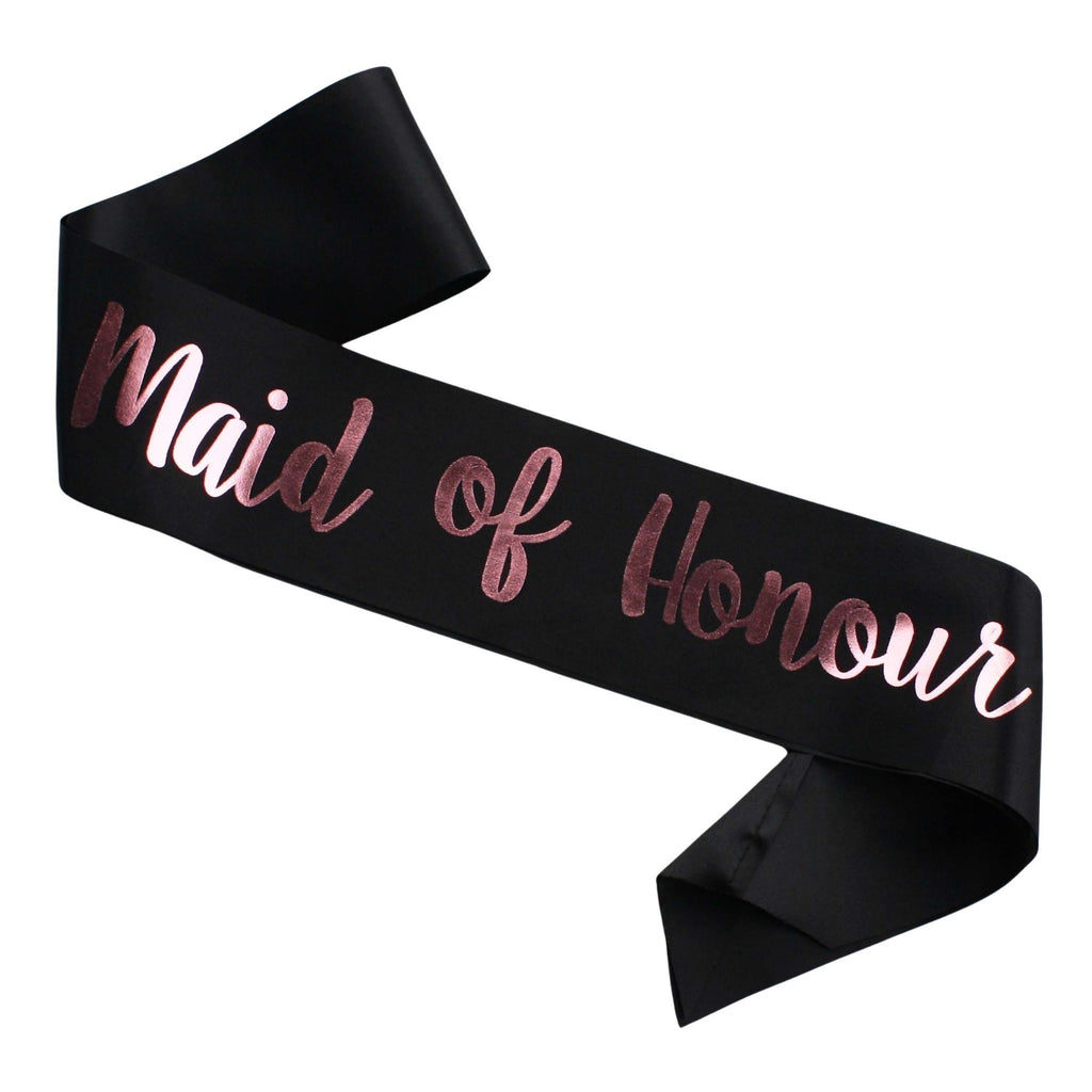 Maid Of Honour Rose Gold Sash Exclusive to Lively & Co