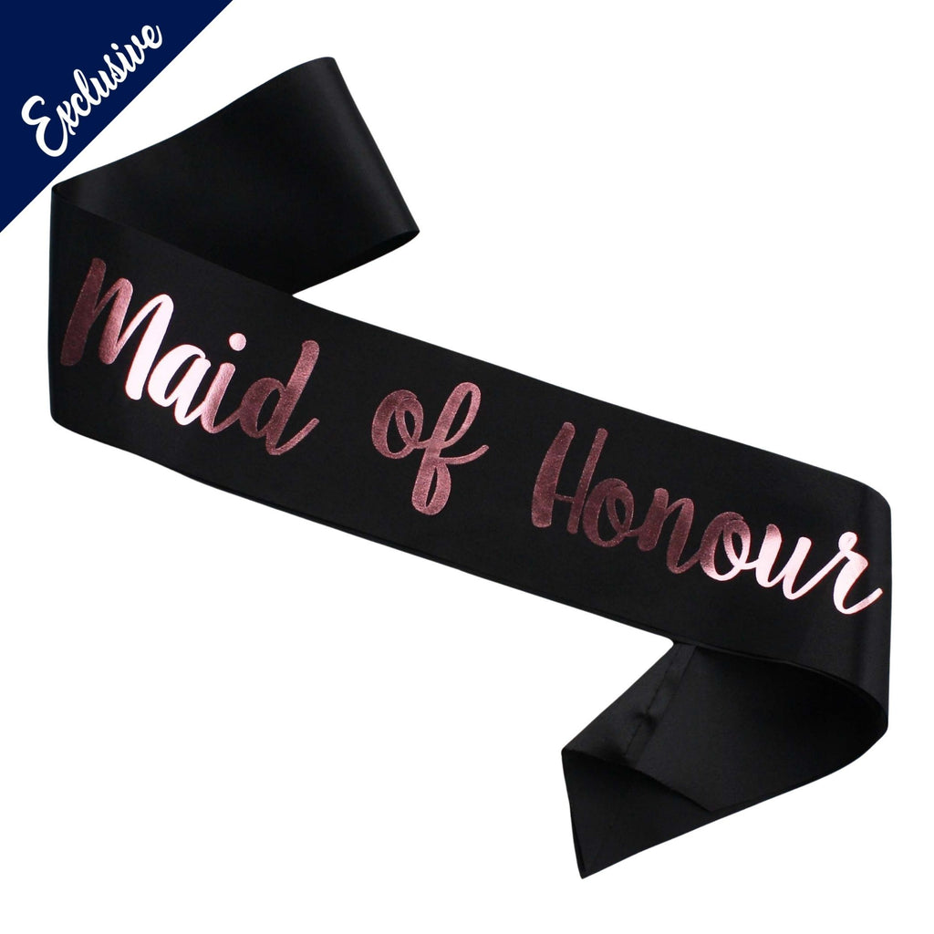 Maid Of Honour Rose Gold Sash Exclusive to Lively & Co