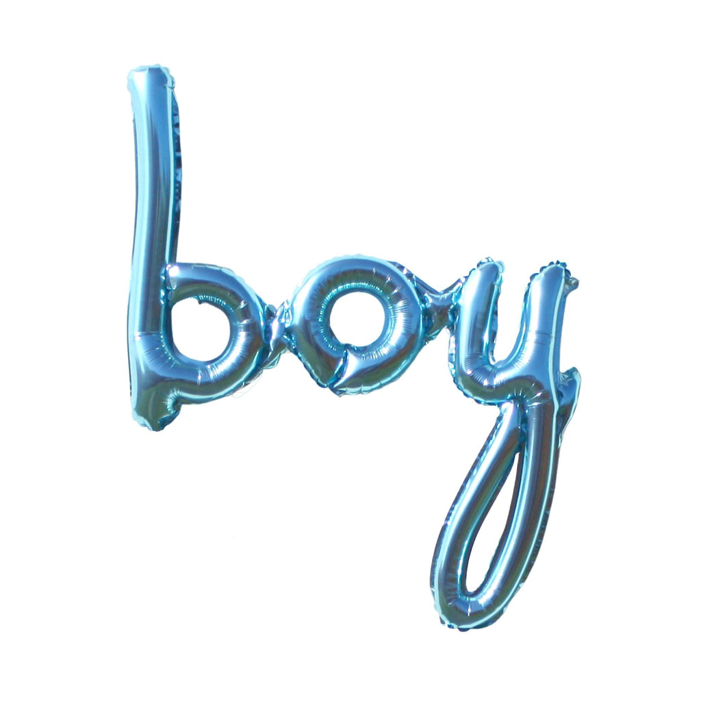 Boy script balloon NZ, Lively & Co