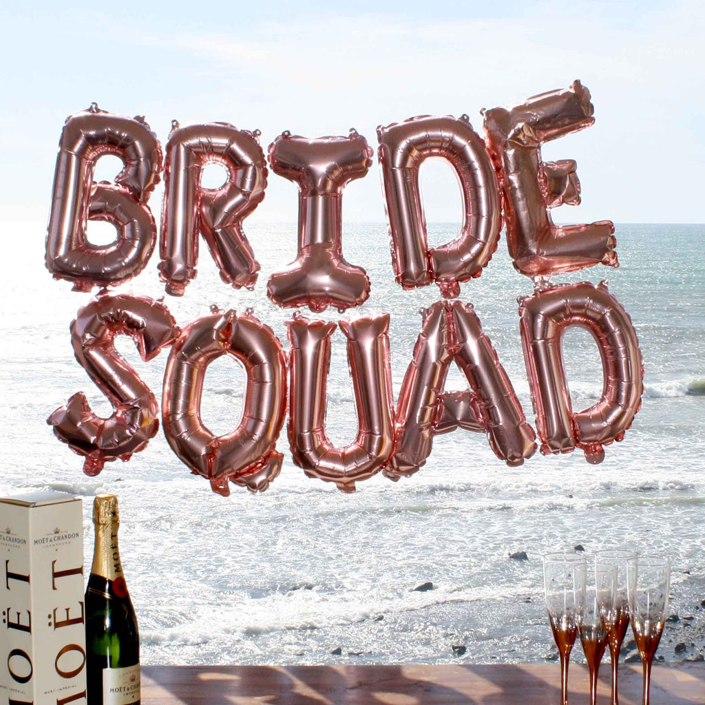 Rose Gold Balloon Pack Bride Squad Lively & Co 