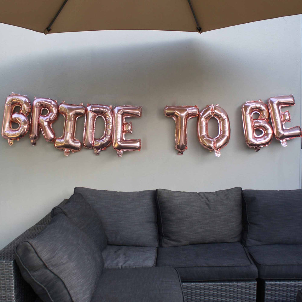 Bride To be Rose Gold Balloon set for bridal shower