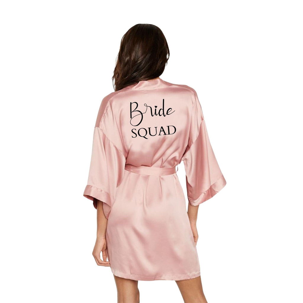 BRIDE, TEAM BRIDE & BRIDE SQUAD ROBES Lively & Co 