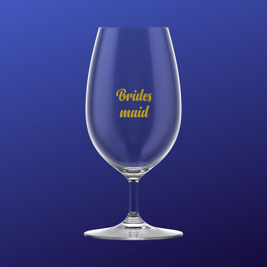 Bridesmaid Wine Glass Sticker
