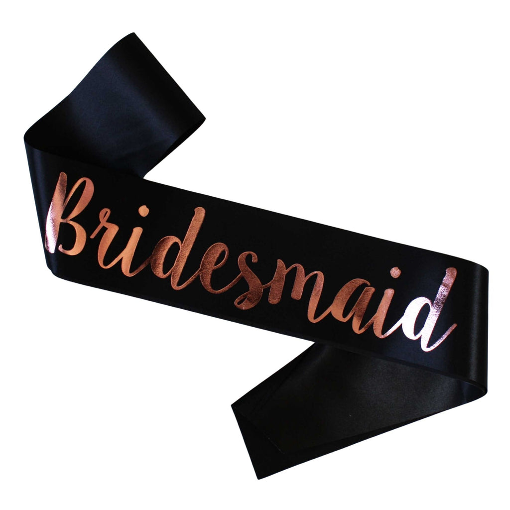 Bridesmaid Rose gold sash, Lively & Co NZ