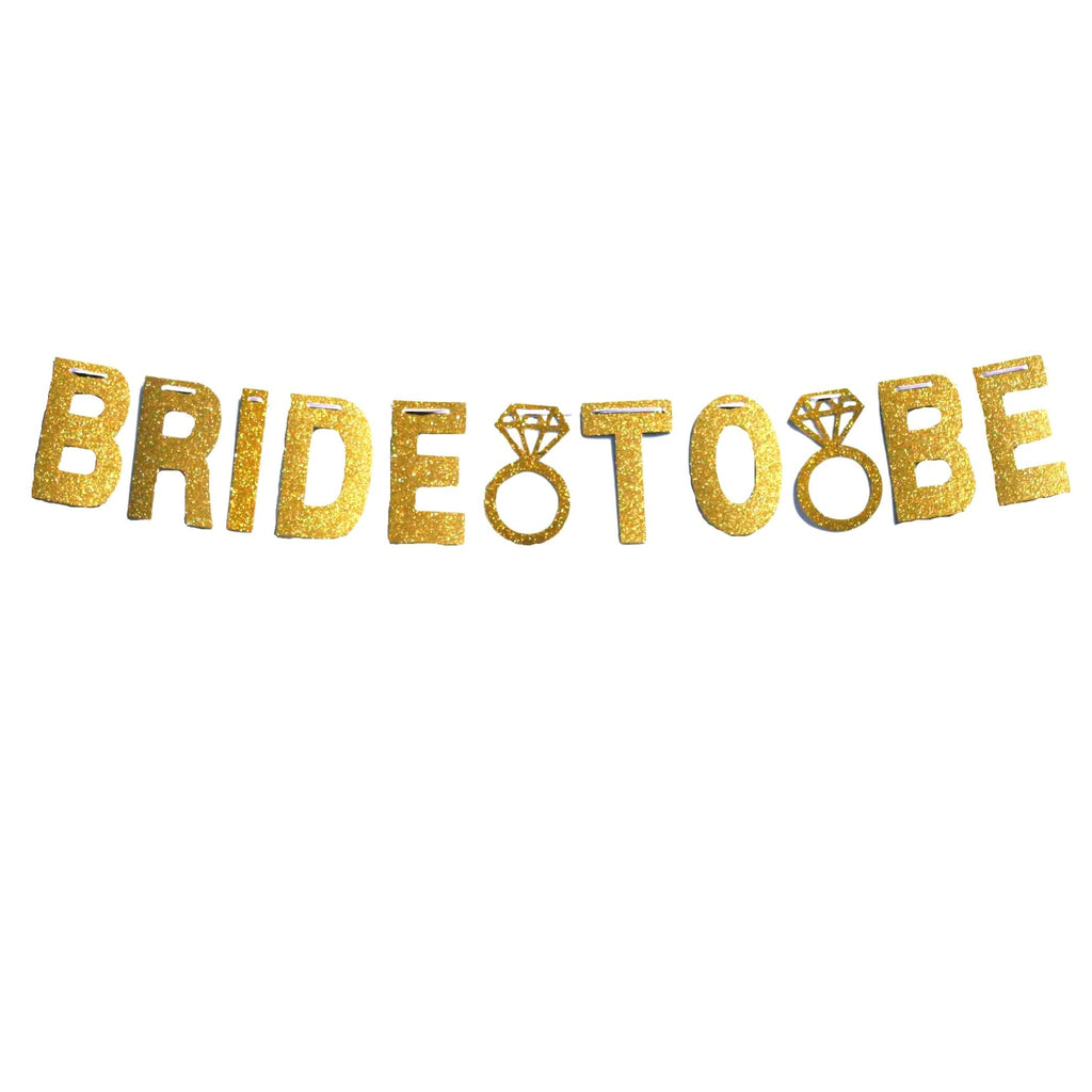 Glitter Banner Bride To Be Lively & Co 