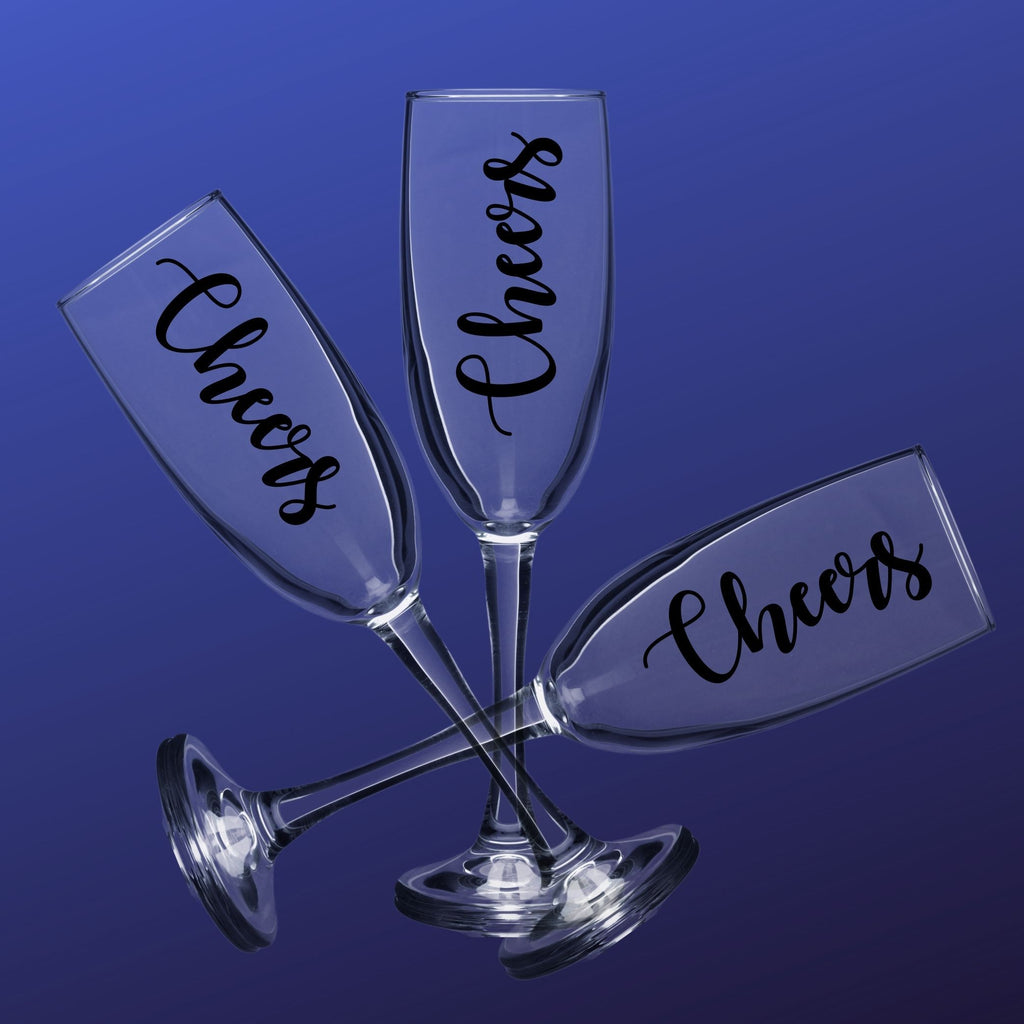 Cheers Decal Vinyl Stickers NEW Lively & Co Cheers Set of 3 Stickers 