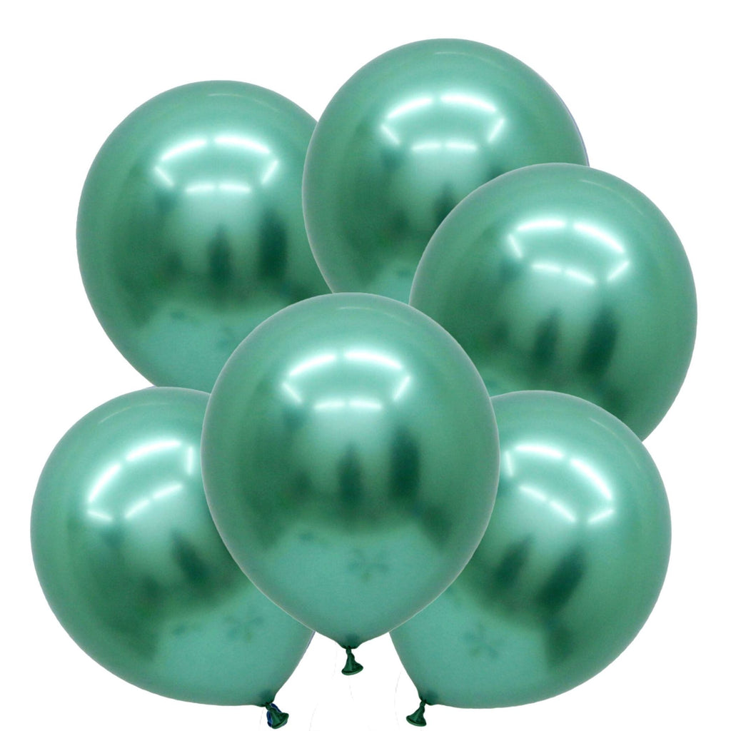 Chrome Metallic Green Balloon Pack NZ