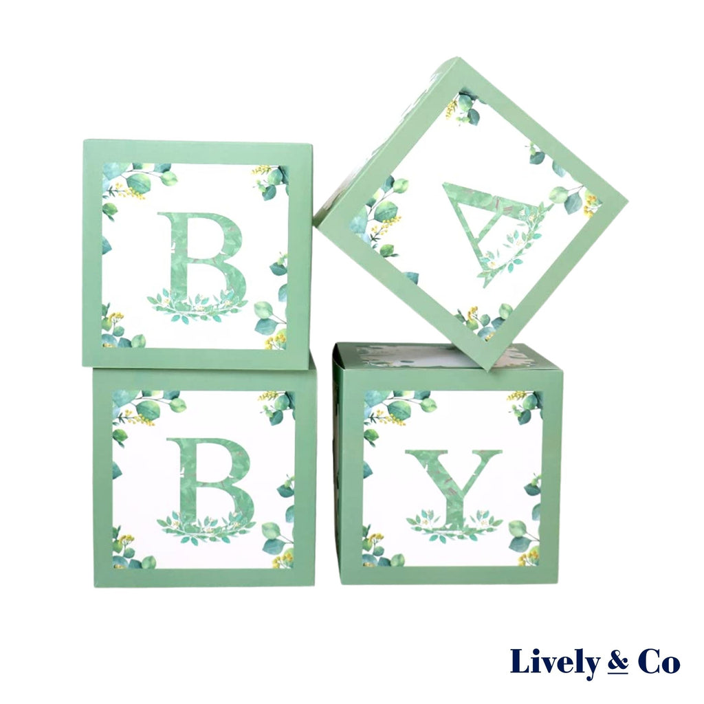 Sage Green Baby Boxes Lively & Co