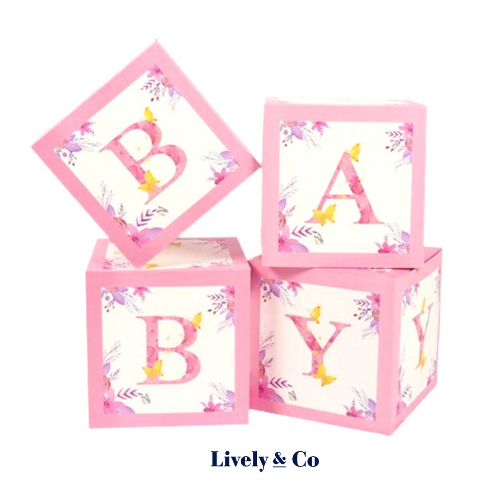 Pink Baby Boxes Lively & Co