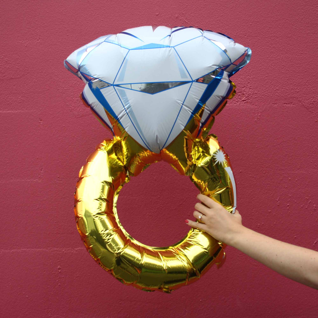 Blow up big diamond ring balloon, Engagement party