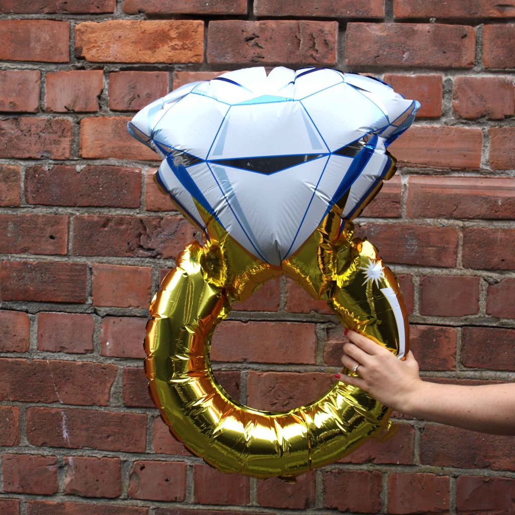 big ring blow up balloon for engagement proposals and parties
