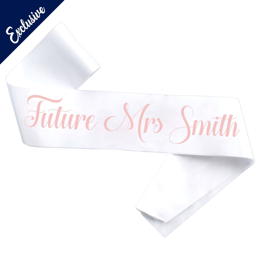 Personalised Satin Sash NEW Lively & Co 