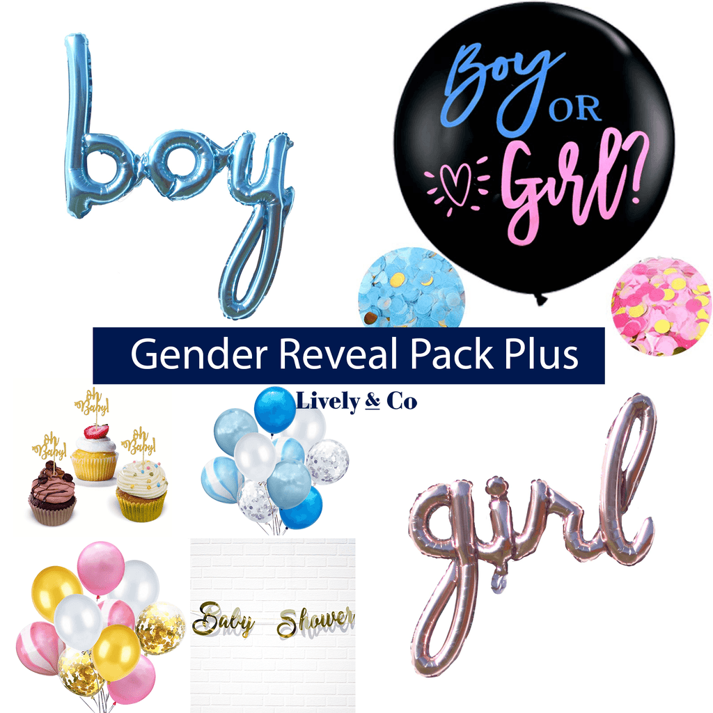 Gender Reveal Pack Plus Lively & Co
