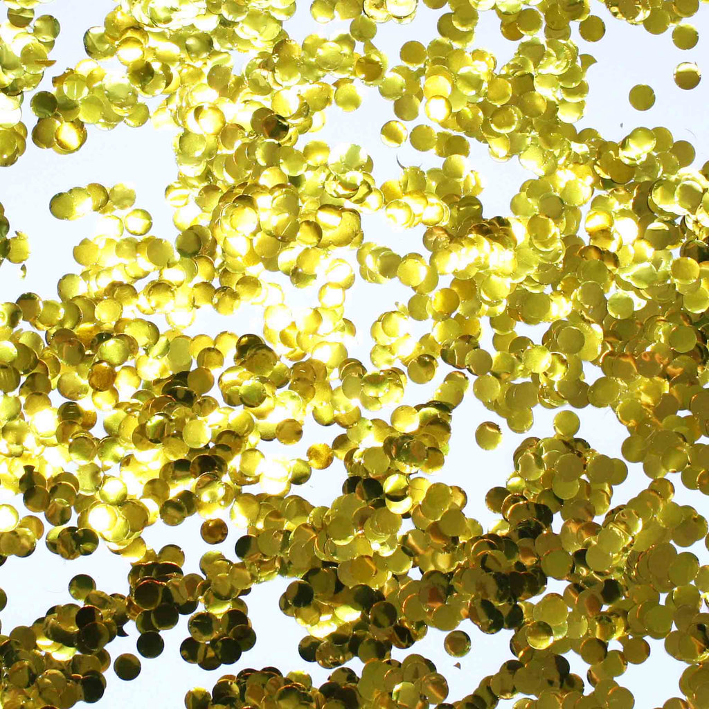 Gold Circle Confetti Pieces