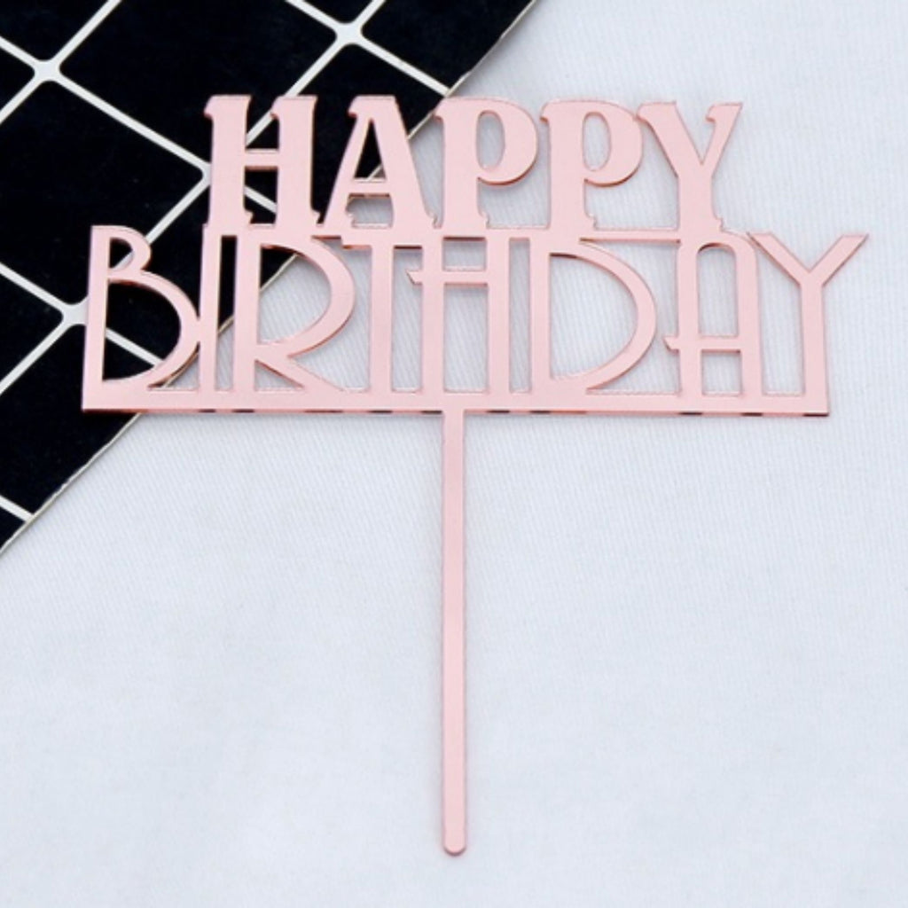 Happy Birthday Cake Topper Lively & Co 