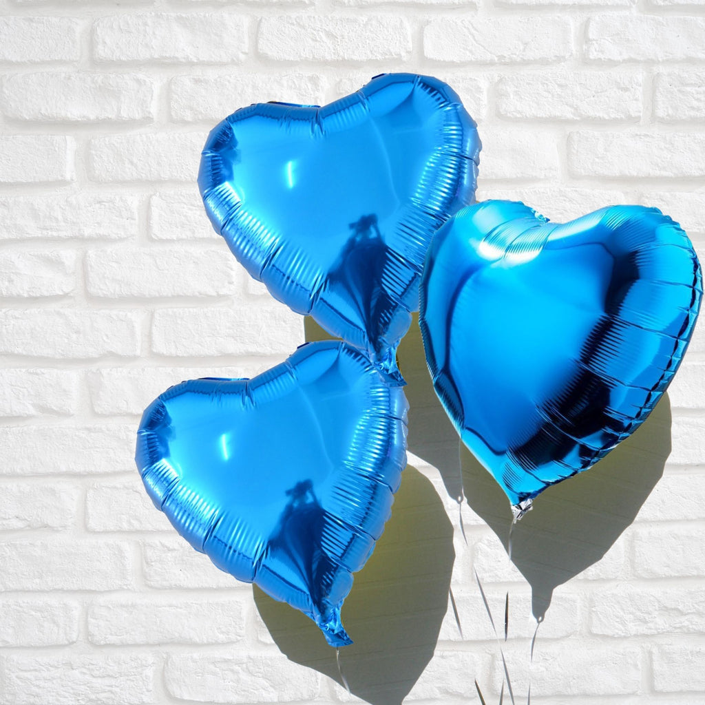 Heart Foil Balloon Deep Blue Lively & Co 