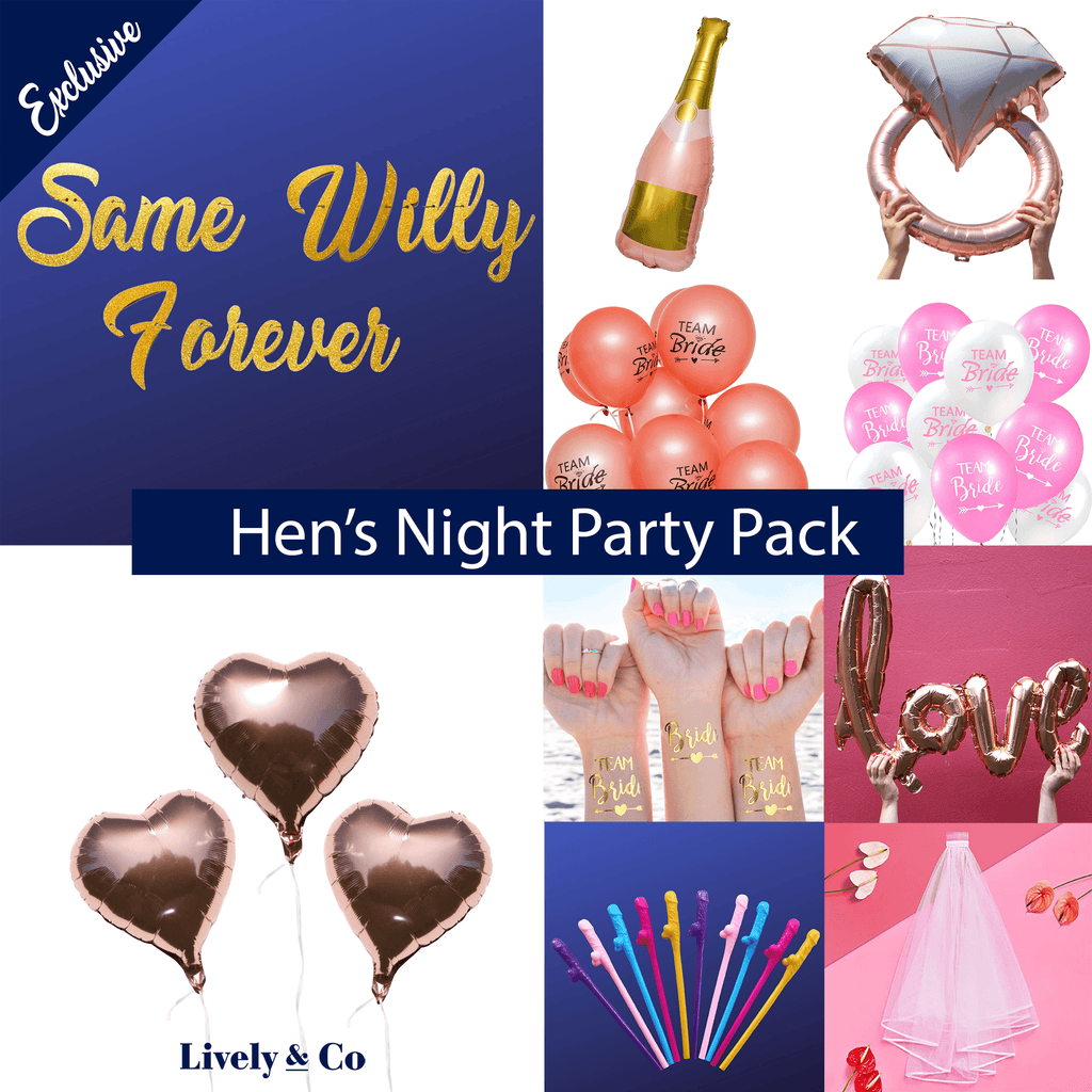Hen's night party pack Lively & Co
