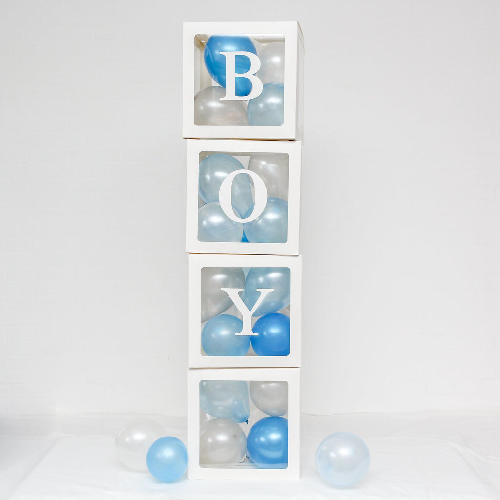 A-Z Alphabet Balloon Box Pack White Lively & Co 