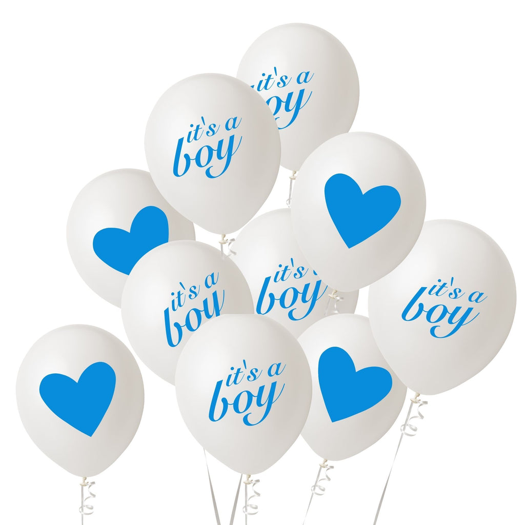 Baby Boxes And Blue Balloons Baby Shower Bundle Lively & Co