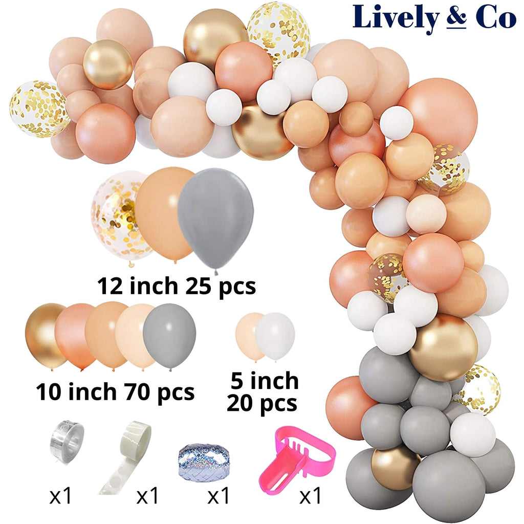 Balloon DIY Garland - Peach Blush Lively & Co