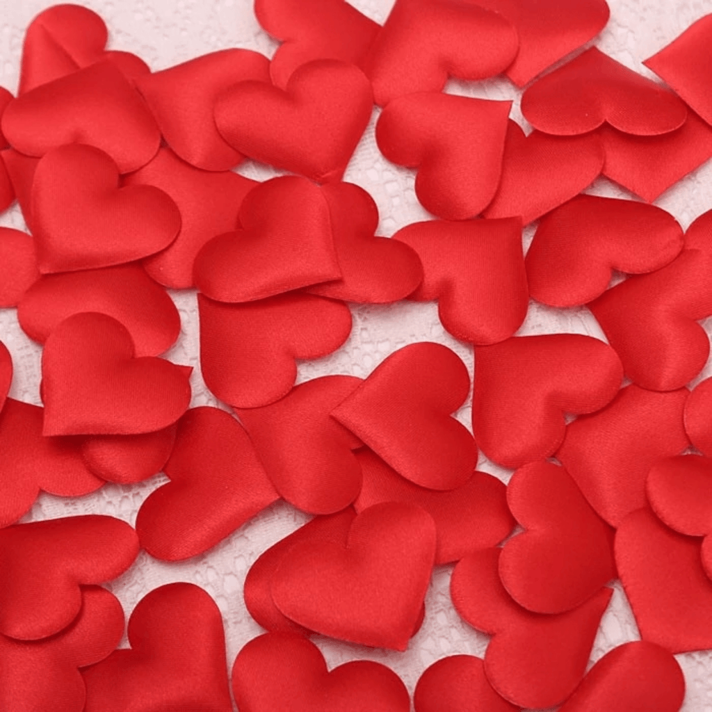 Puffed Red Heart Confetti Sprinkles NEW! Lively & Co 