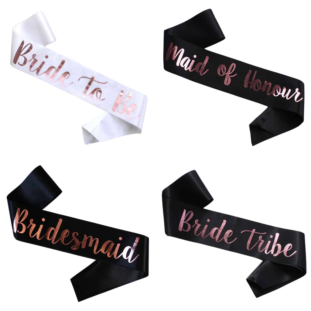 Maid Of Honour Black Sash for Hens Party NZ