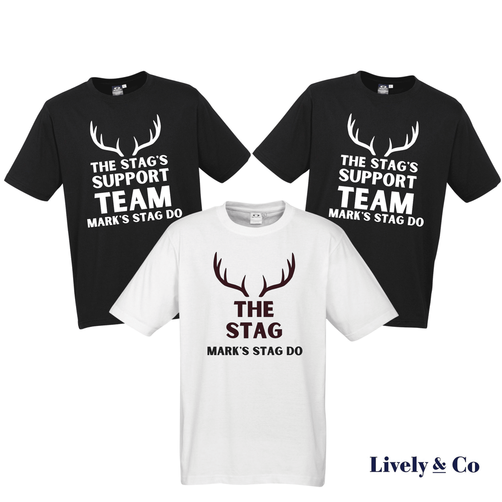 STAG DO Personalised T-Shirts Lively & Co