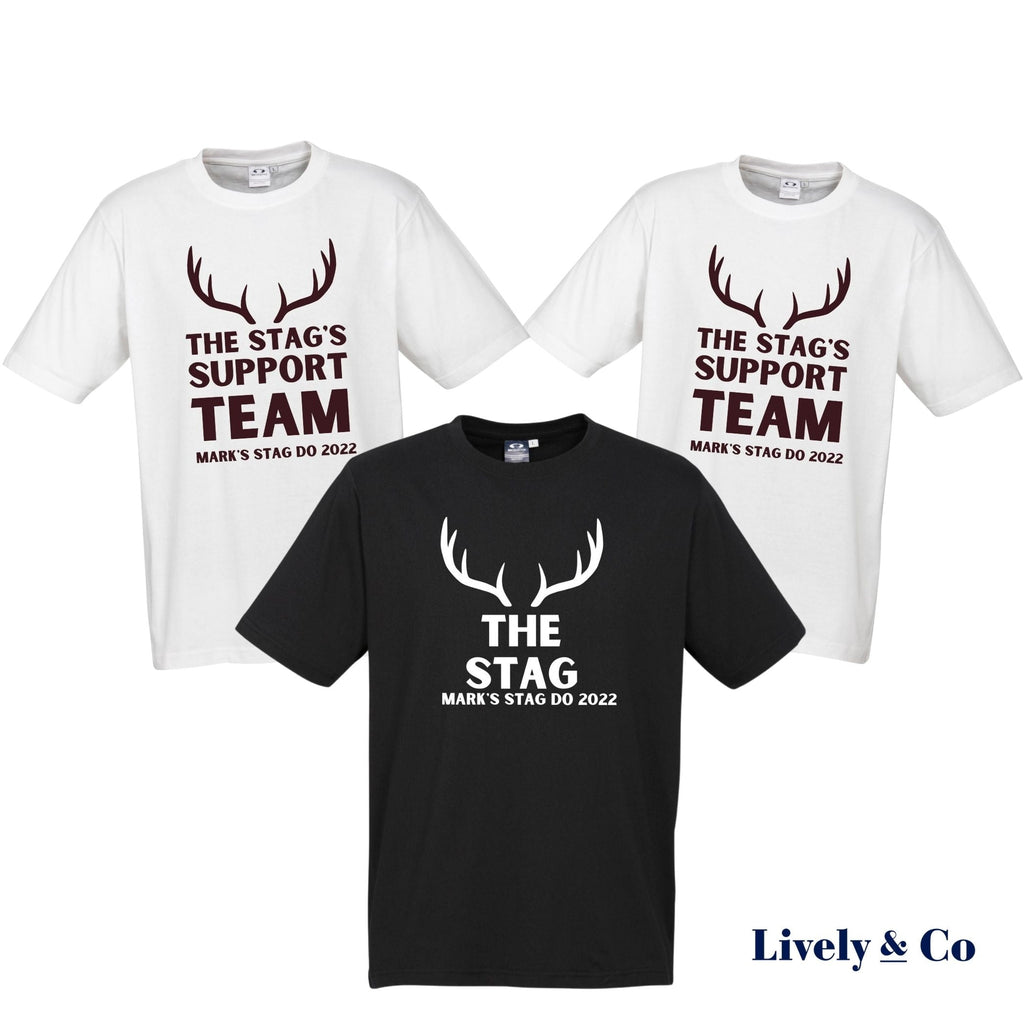 STAG DO Personalised T-Shirts Lively & Co 