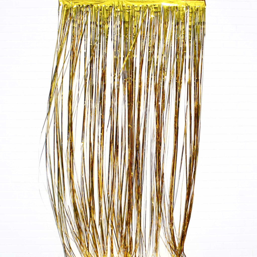 gold tassel curtain for party