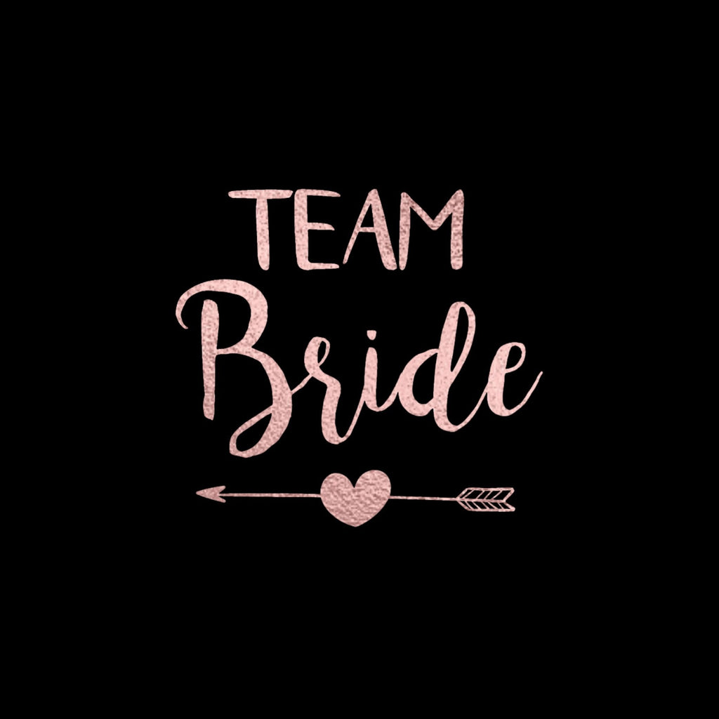 Team Bride Tattoo Rose Gold