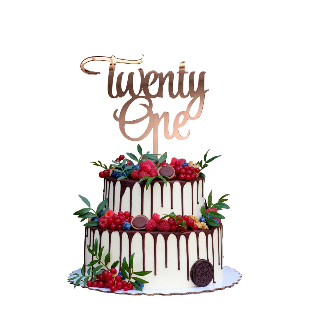 21 21st Birthday Cake Topper